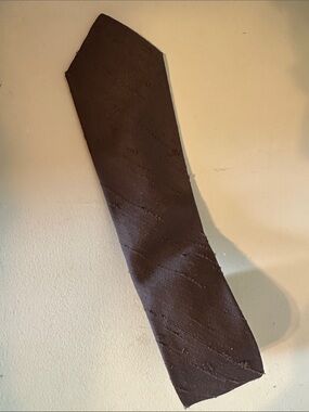 Prince Brown Solid Men’s Tie with Subtle Texture